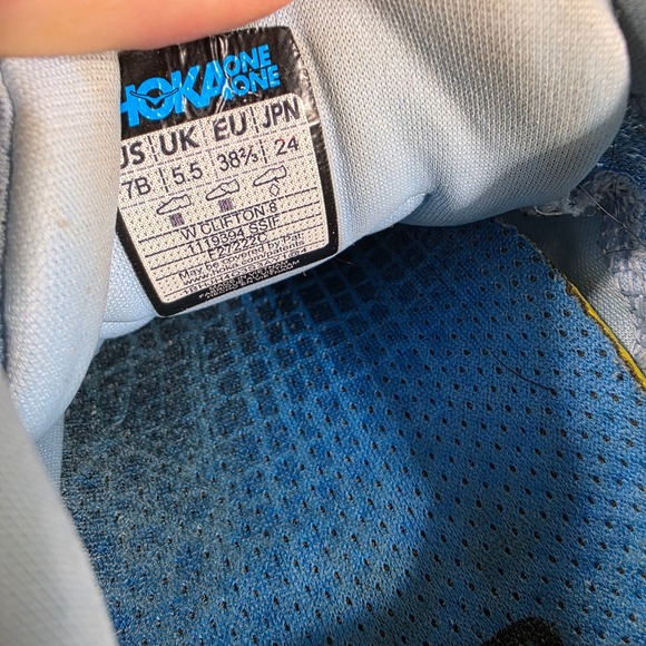 Hoka Clifton 8 Running Shoes Lightweight Cushioned Comfort Women's Size 7B - Picture 9 of 9